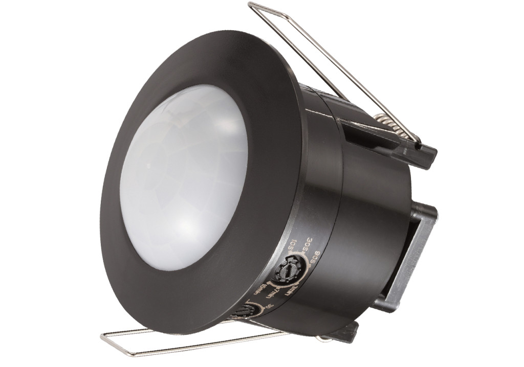 Der Decken-Bewegungsmelder 360° in Schwarz erweitert das Angebot für die automatische Lichtsteuerung im Innenbereich. Die neue Farbvariante ergänzt das bereits erhältliche weiße Modell und bietet zusätzliche Gestaltungsfreiheit bei der Elektroinstallation.